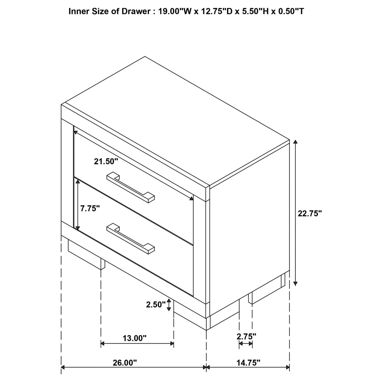 Jessica 5-piece Queen LED Bedroom Set Snow White from Coaster - Luna Furniture