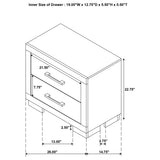 Jessica 5-piece Queen LED Bedroom Set Snow White from Coaster - Luna Furniture