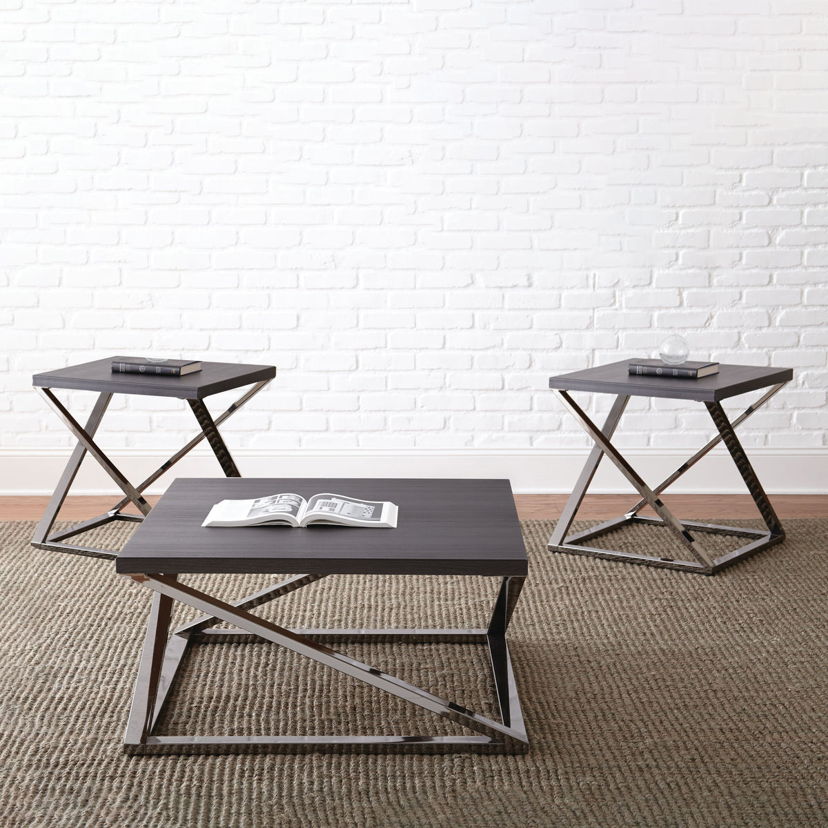 Aegean Gray 3-Piece Occasional Set from Steve Silver - Luna Furniture