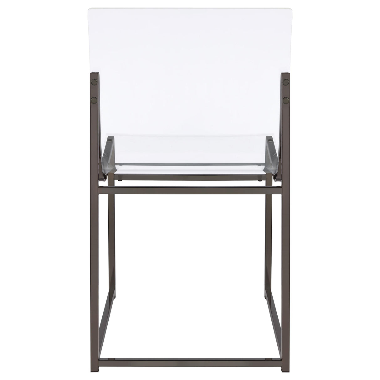 Jillian 5-piece Round Mirror Top Dining Set Black Nickel from Coaster - Luna Furniture