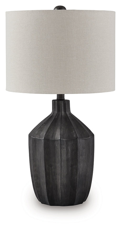 Jilton Black Table Lamp from Ashley - Luna Furniture
