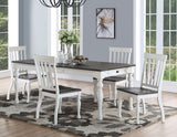 Joanna 6 Piece Dining(Table, Bench & 4 Side Chairs) from Steve Silver - Luna Furniture
