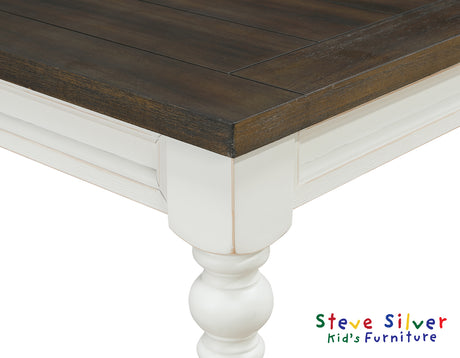 Joanna Ivory/Mocha 5-Piece Kids Dining Set from Steve Silver - Luna Furniture