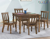 Joanna Mocha 5-Piece Kids Dining Set from Steve Silver - Luna Furniture
