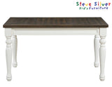 Joanna Mocha/Ivory Kids Dining Table from Steve Silver - Luna Furniture