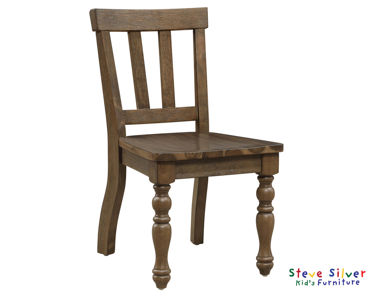 Joanna Mocha Solid Wood Kids Dining Side Chair from Steve Silver - Luna Furniture