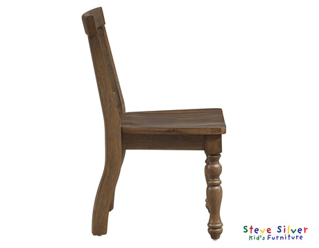 Joanna Mocha Solid Wood Kids Dining Side Chair from Steve Silver - Luna Furniture