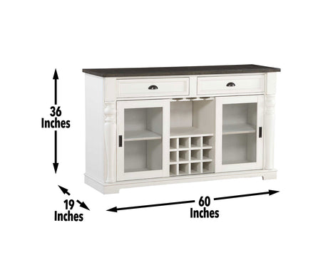 Joanna Two Tone Server from Steve Silver - Luna Furniture