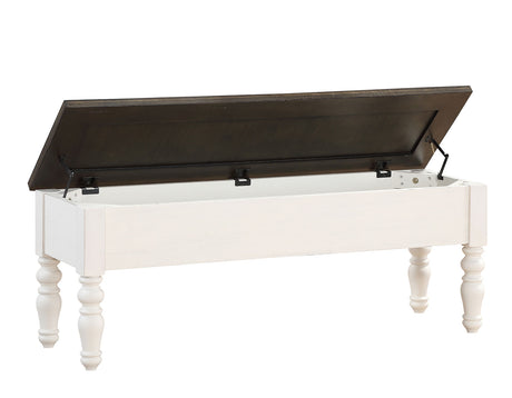 Joanna Two Tone Storage Bench from Steve Silver - Luna Furniture