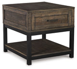 Johurst Coffee Table with 2 End Tables in Grayish Brown from Ashley Furniture - Luna Furniture
