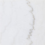 Jonelle Gold Round Glass Top End Table White Marble Shelf from Coaster - Luna Furniture