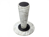 Joni 18″ Round Fantasy Brown Marble Accent End Table from Steve Silver - Luna Furniture