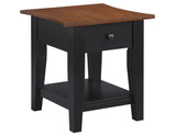 Joplin Walnut/Ebony 3-Piece Lift-Top Table Set from Steve Silver - Luna Furniture