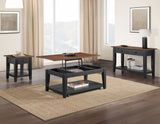 Joplin Walnut/Ebony End Table from Steve Silver - Luna Furniture