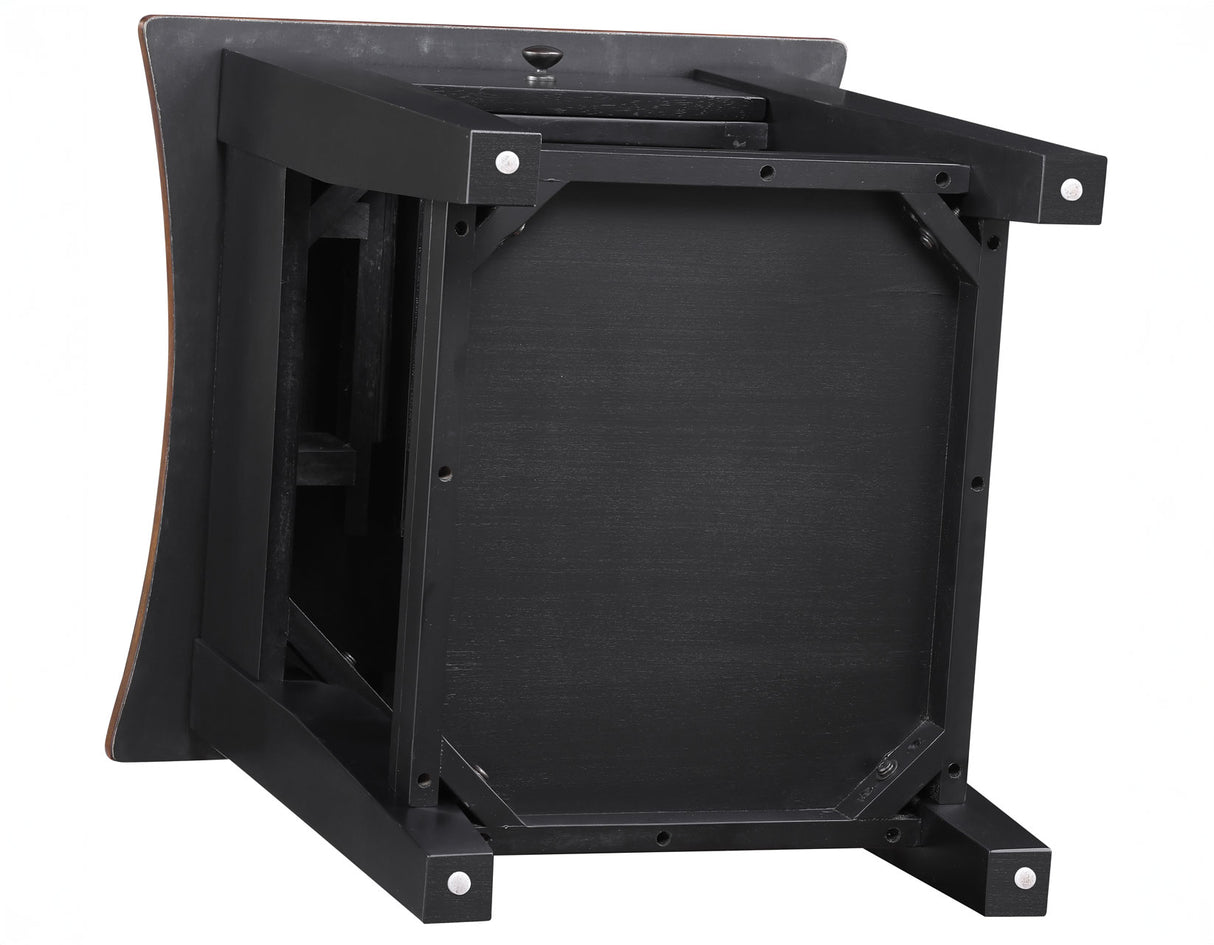 Joplin Walnut/Ebony End Table from Steve Silver - Luna Furniture