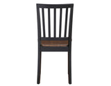 Joplin Walnut/Ebony Solid Wood Dining Chair, Set of 2 from Steve Silver - Luna Furniture