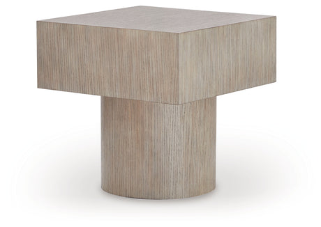 Jorielyn Light Grayish Brown End Table from Ashley - Luna Furniture