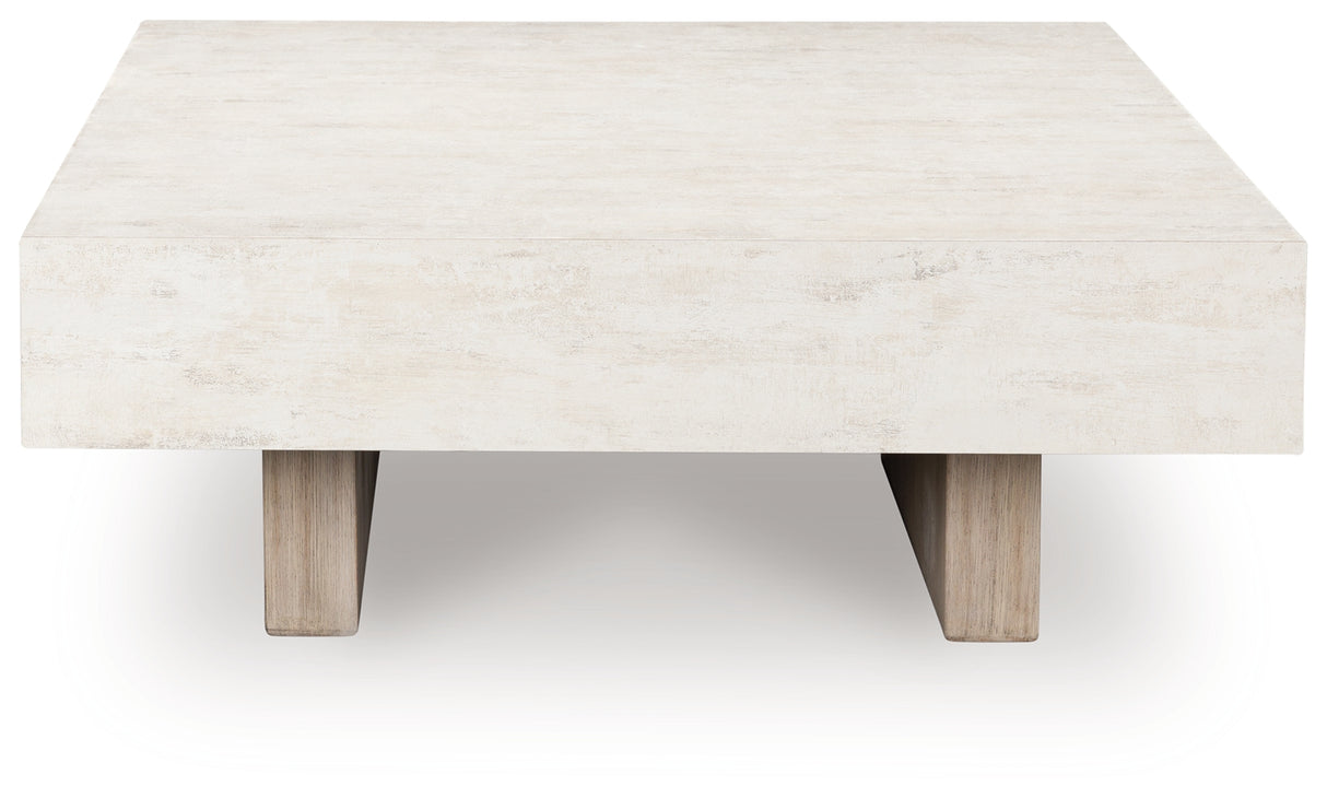 Jorlaina Light Grayish Brown Coffee Table from Ashley - Luna Furniture