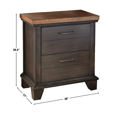 Bear Creek Brown 4-Piece King Set(King Bed/NS/Dresser/Mir) from Steve Silver - Luna Furniture