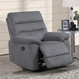 Cozy Gray Manual Recliner from Steve Silver - Luna Furniture