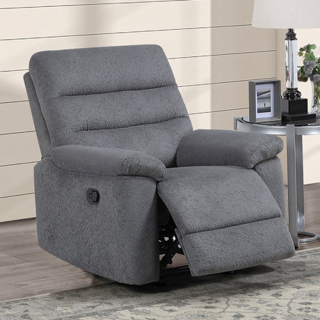 Cozy Gray Manual Recliner from Steve Silver - Luna Furniture