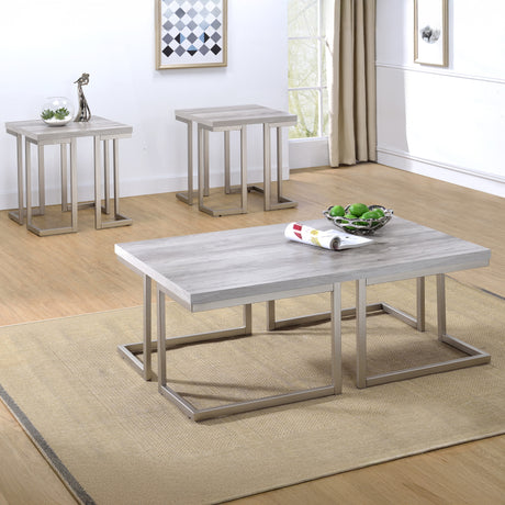 David 3-Piece Set(Cocktail & 2 End Tables) from Steve Silver - Luna Furniture