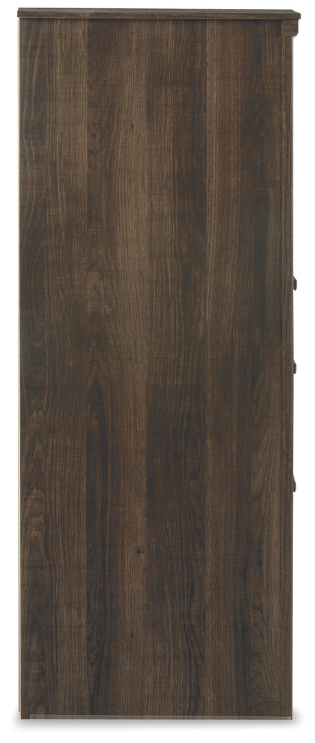 Juararo California King Panel Bed, Dresser, Chest and Nightstand from Ashley - Luna Furniture