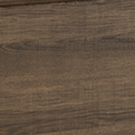 Juararo California King Poster Bed with Mirrored Dresser and 2 Nightstands in Dark Brown from Ashley - Luna Furniture