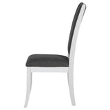 Judd Pearl White and Gray Dining Side Chair, Set of 2 from Coaster - Luna Furniture