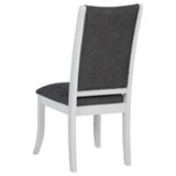 Judd Pearl White and Gray Dining Side Chair, Set of 2 from Coaster - Luna Furniture