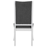 Judd Pearl White and Gray Dining Side Chair, Set of 2 from Coaster - Luna Furniture