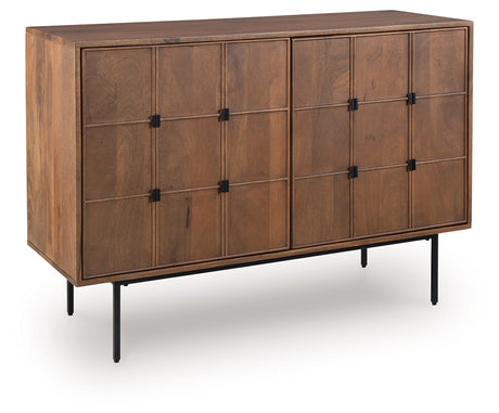 Juddins Brown Accent Cabinet from Ashley - Luna Furniture