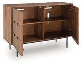 Juddins Brown Accent Cabinet from Ashley - Luna Furniture