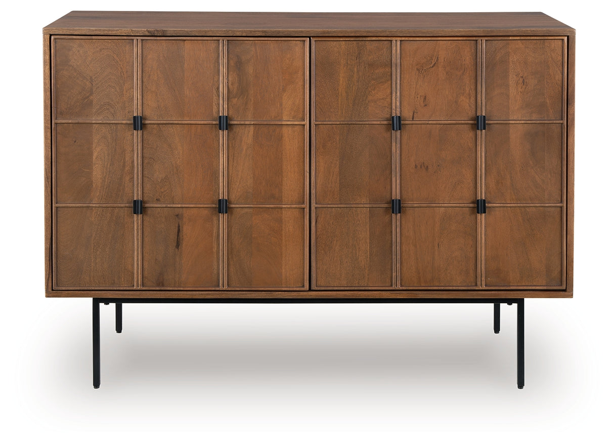 Juddins Brown Accent Cabinet from Ashley - Luna Furniture