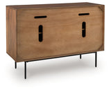 Juddins Brown Accent Cabinet from Ashley - Luna Furniture