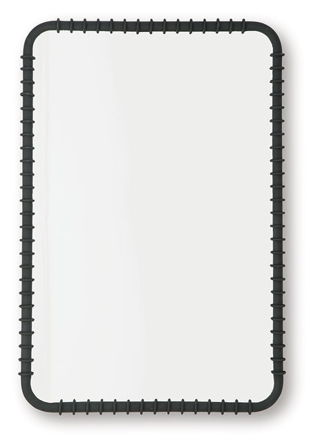 Judlow Black Accent Mirror from Ashley - Luna Furniture