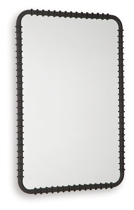 Judlow Black Accent Mirror from Ashley - Luna Furniture