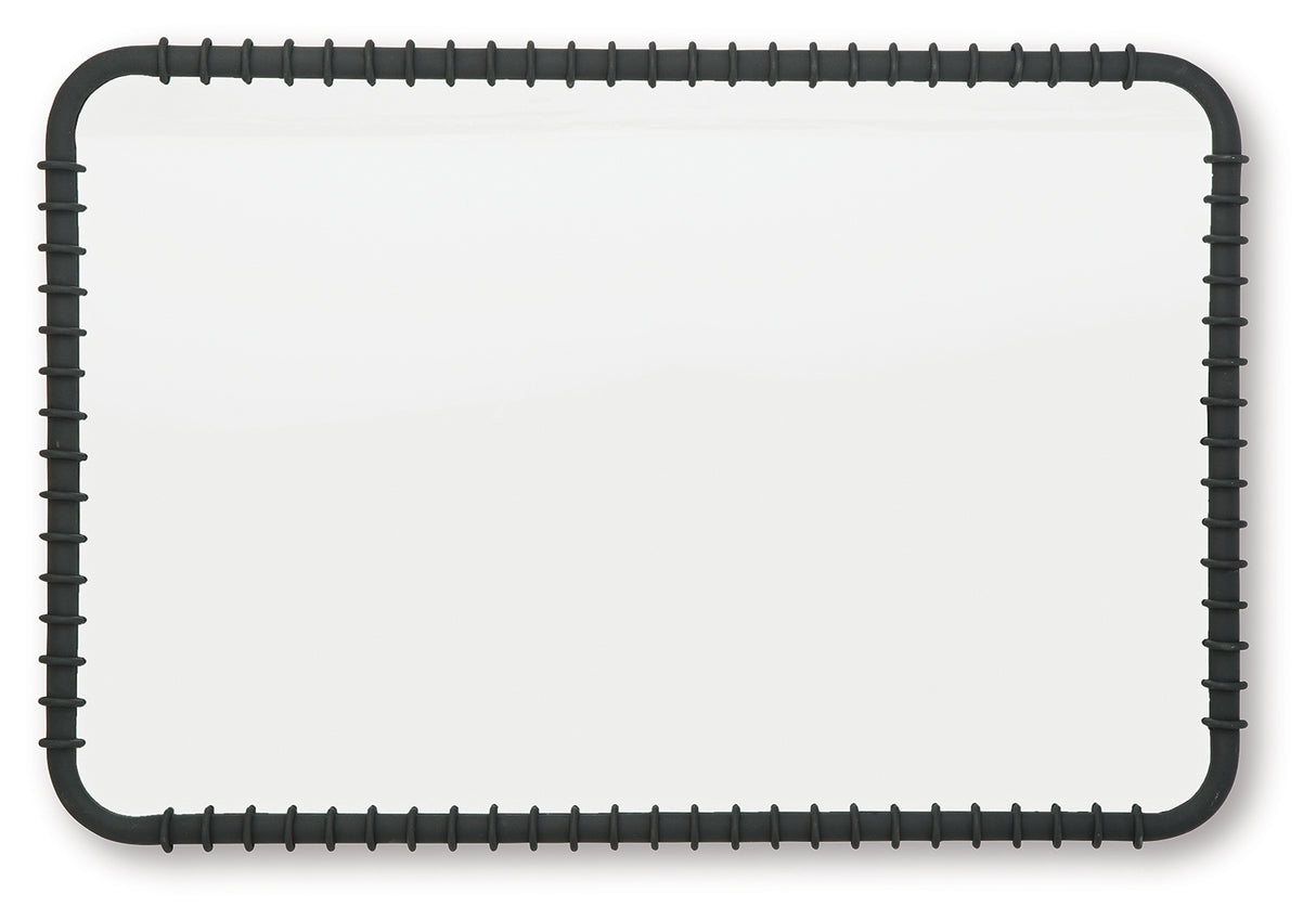 Judlow Black Accent Mirror from Ashley - Luna Furniture