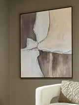 Junward Brown/Tan/White Wall Art from Ashley - Luna Furniture