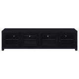 Jupiter Black 3-piece Entertainment Center 79-inch TV Stand from Coaster - Luna Furniture