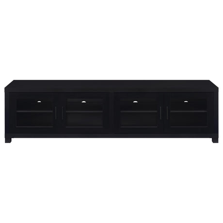 Jupiter Black 3-piece Entertainment Center 79-inch TV Stand from Coaster - Luna Furniture