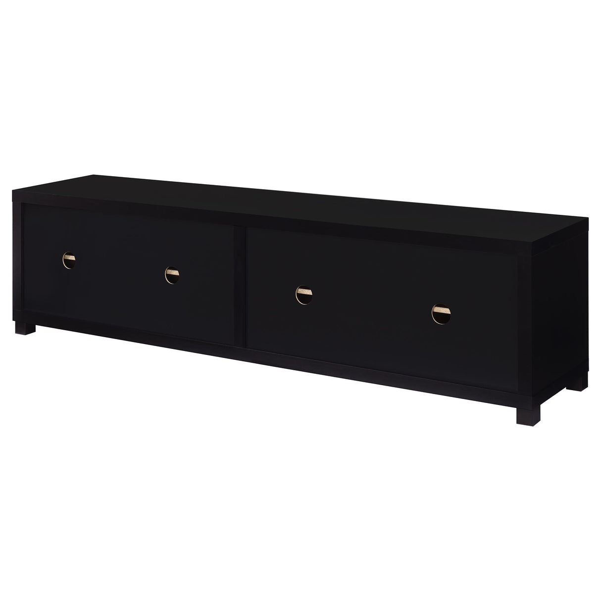 Jupiter Black 3-piece Entertainment Center 79-inch TV Stand from Coaster - Luna Furniture