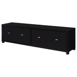 Jupiter Black 3-piece Entertainment Center 79-inch TV Stand from Coaster - Luna Furniture