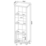 Jupiter Black 3-piece Entertainment Center 79-inch TV Stand from Coaster - Luna Furniture