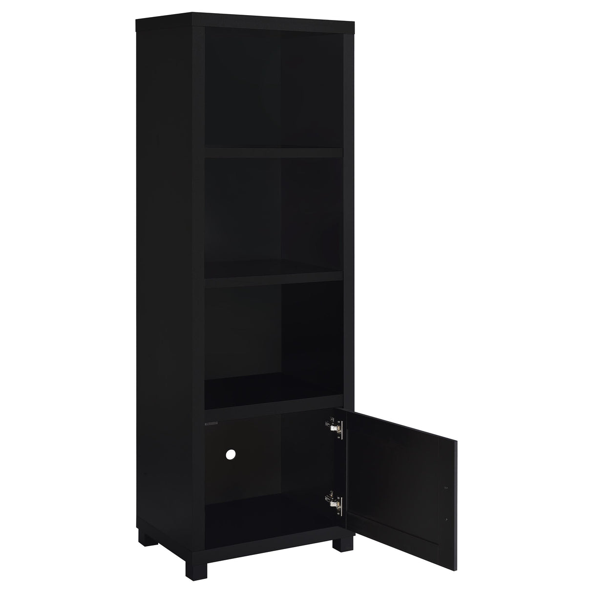 Jupiter Black 3-piece Entertainment Center 79-inch TV Stand from Coaster - Luna Furniture