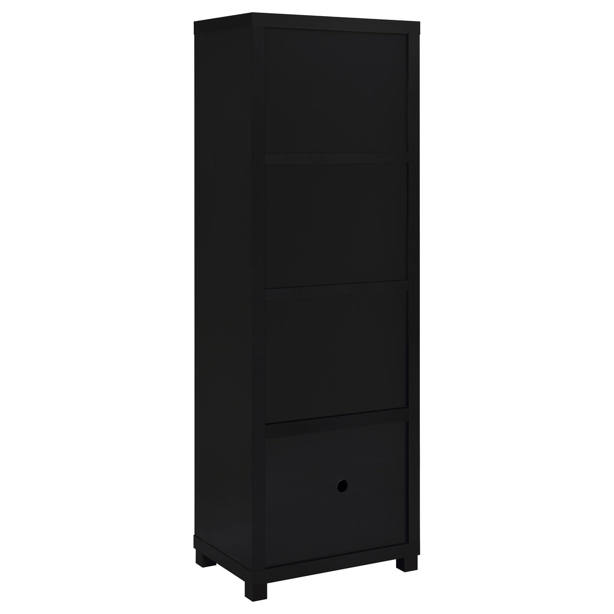 Jupiter Black 3-piece Entertainment Center 79-inch TV Stand from Coaster - Luna Furniture