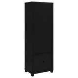 Jupiter Black 3-piece Entertainment Center 79-inch TV Stand from Coaster - Luna Furniture