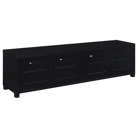 Jupiter Black 3-piece Entertainment Center 79-inch TV Stand from Coaster - Luna Furniture