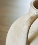 Justy Antique Beige Vase from Ashley Furniture - Luna Furniture