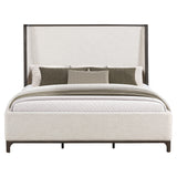 Verona Cream Upholstered King Bed from Steve Silver - Luna Furniture